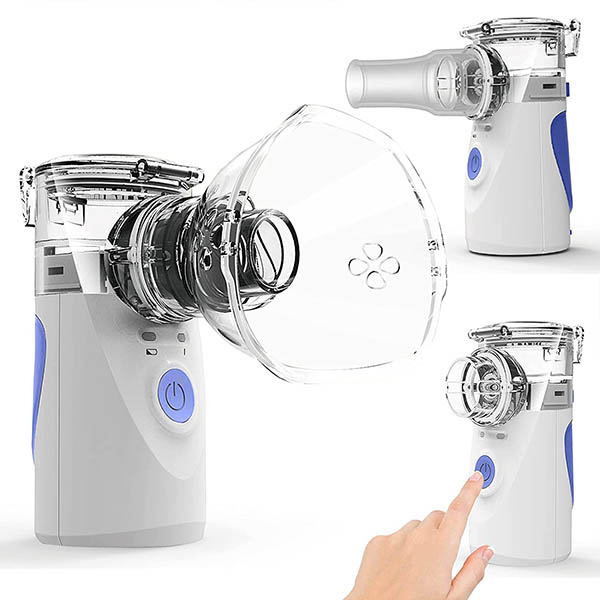 Nébuliseur Portable Nébuliseur Medical Silent Ultrasonic Inhalator Relief  Des Allergies Asthme Pour Les Problèmes Respiratoires