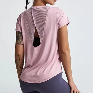 t-shirt de yoga, t-shirt de sport, t-shirt de yoga, t-shirt à séchage rapide, t-shirt de fitness, t-shirt de yoga, t-shirt ample pour femmes, t-shirt respirant