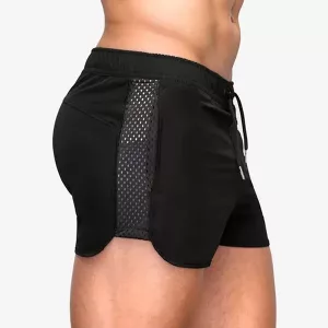 short de course, short en maille, short pour homme, short de sport, short de course avec poche, short à séchage rapide, short de jogging, short de fitness