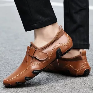 chaussures à enfiler, chaussures décontractées, chaussures en cuir, mocassins en cuir, mocassins pour hommes