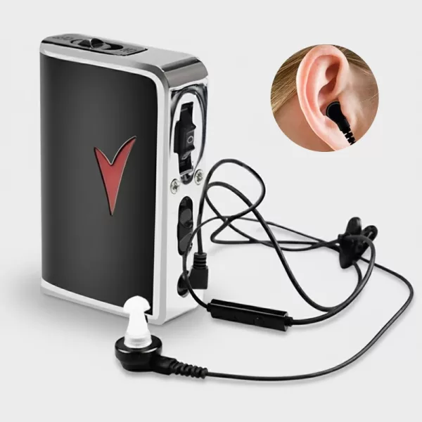 hearing aid, sound amplifier, silicone earbuds hearing aid